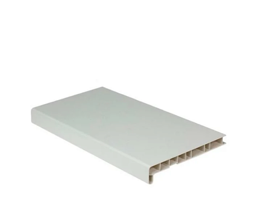 Подоконник ПВХ "МП" белый 2250х300мм: фотография 1