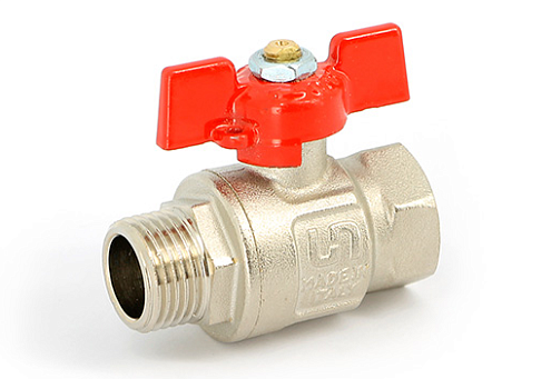 Кран шаровой 1/2" бабочка ВН Uni-Fitt: фотография 1