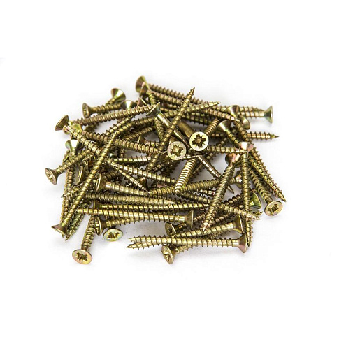 Саморезы универсальные желтые 5,0х25, 14шт: фотография 1