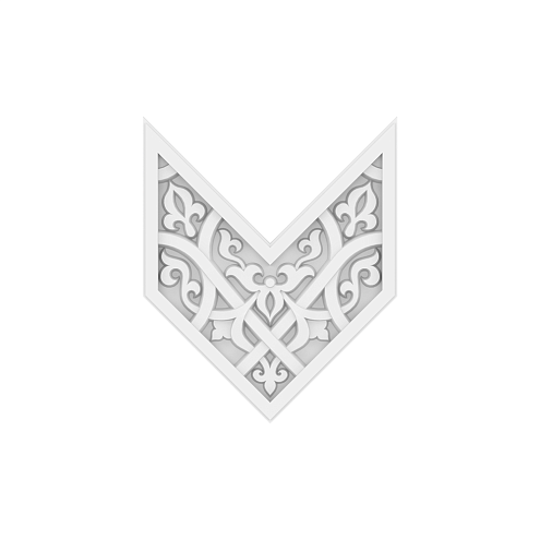 Потолочная панель 1.57.504 размеры 208х24х250 мм: фотография 1