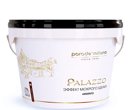 Декоративное покрытие PARADE Palazzo с эффектом мокрого шелка 2,5л: фотография 1