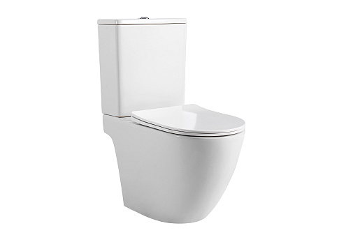 Унитаз-компакт напольный с бачком Aquatek Европа AQ2903T-00 с сиденьем Soft Close, смыв Торнадо: фотография 1