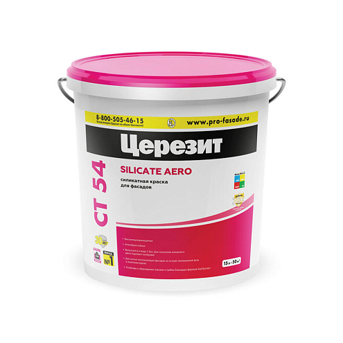 Краска силикатная Церезит СТ 54/15 л, Транспарентная: фотография 1