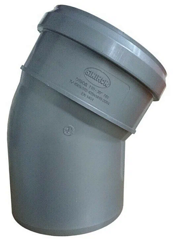 Отвод 110х30°  Синикон Стандарт : фотография 1