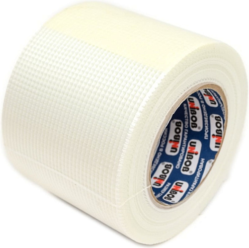 Серпянка 100мм х 45м, самоклеящаяся 65г/м² Unibob: фотография 1