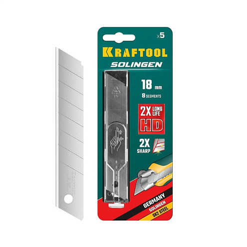 Лезвия сегментные, 18мм, 5шт, Kraftool: фотография 1