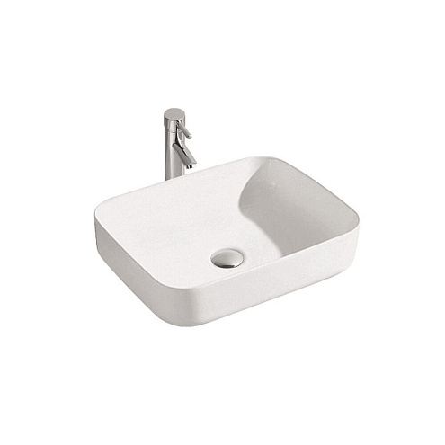 Раковина накладная Aquatek ВЕГА AQ5515-00 для установки на столешницу 500х390х130 мм: фотография 1