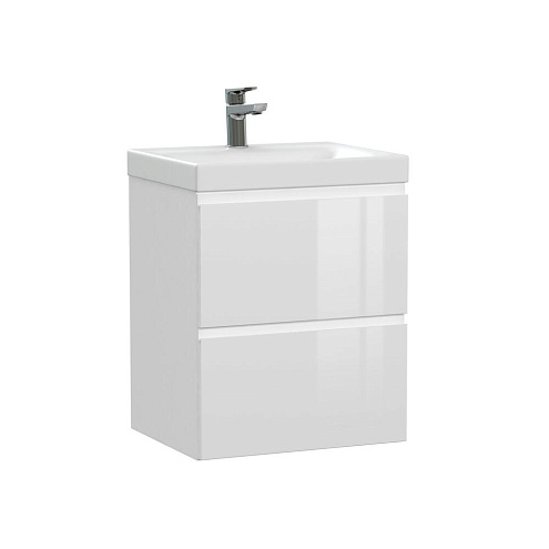 Тумба под раковину подвесная MODUO 50 для MODUO 50 белый: фотография 1