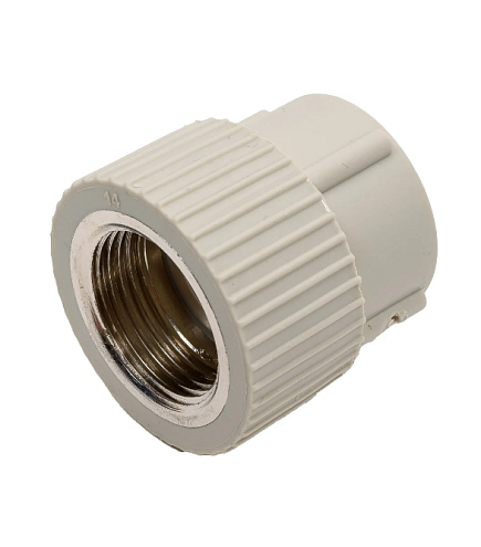 Муфта комбинированная внутренняя резьба 32х1" серый TR-TB Tebo : фотография 1