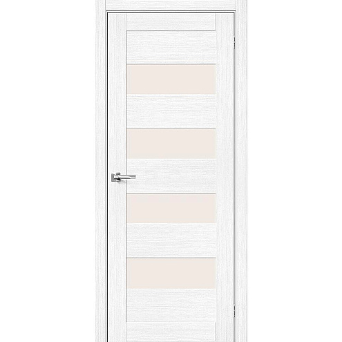 Дверь Браво 23 Snow Melinga стекло Magic Fog 2000х600: фотография 1