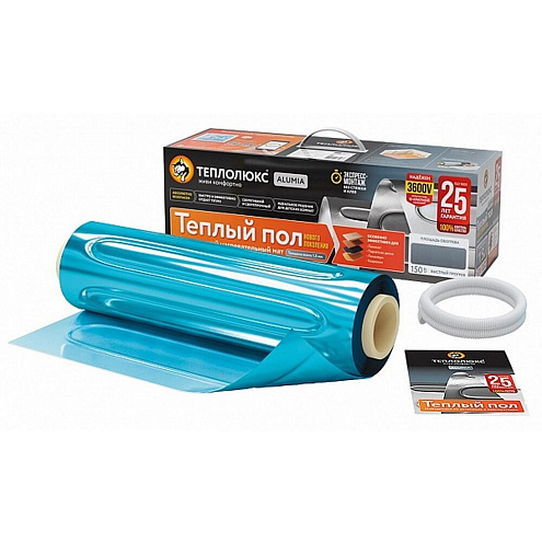 Мат нагревательный "Теплолюкс" Alumia 150 Вт/1,0 м²: фотография 1