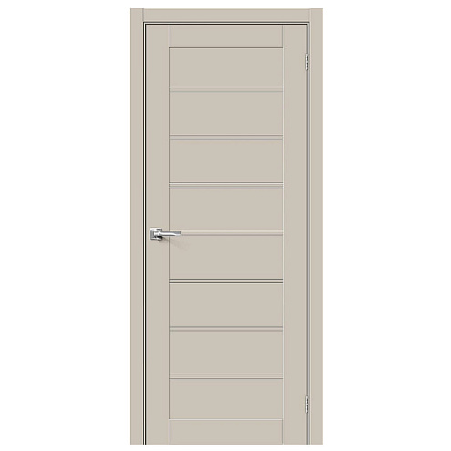 Дверь ПЭТ Браво-20 Cream Silk 2000х900: фотография 1