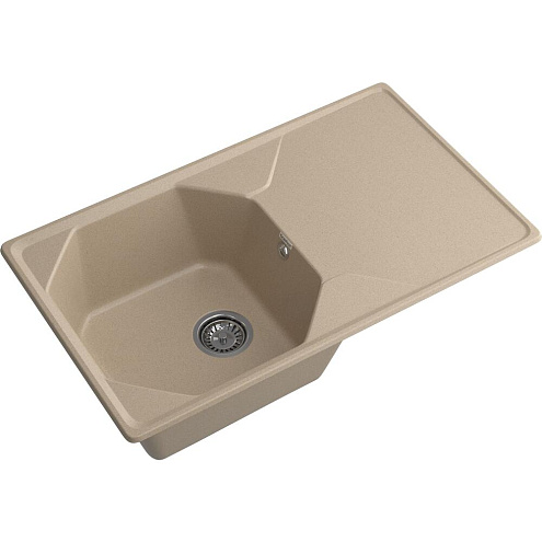 Мойка GRANFEST GF-U--840L чаша+крыло 840х500 мм песочный: фотография 1