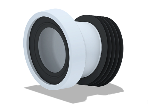 Труба фановая 110х14° короткая АНИ Пласт W1228: фотография 1