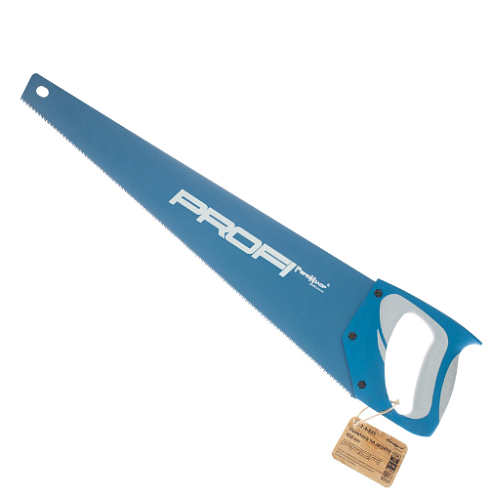 Ножовка по дереву "Profi", 450мм., 2х компонентная ручка, тефлоновое покрытие 11-12TPI, 55HRC, РемоКолор: фотография 1