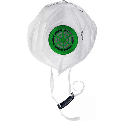 Полумаска фильтрующая FFP1, с клапаном Dexx: фотография 1