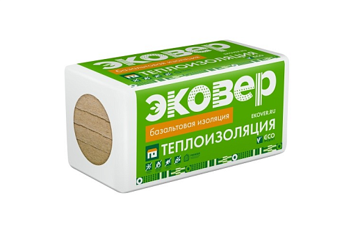 ЭКОВЕР Лайт 45кг/м³ 1000х600х100мм, 0,36м³/уп: фотография 1
