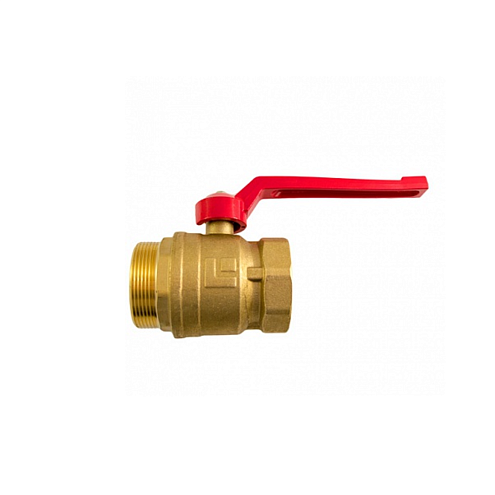 Кран шаровой 11Б27п1 г/ш рычаг 1 1/2": фотография 1