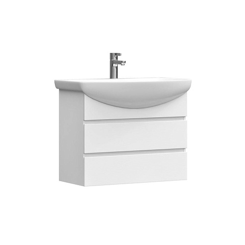 Тумба Wing 600-0-2  подвесная белая под умывальник Балтика 60: фотография 1