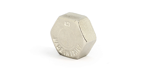 Заглушка (на трубу) никелированная 3/4" Uni-Fitt: фотография 1