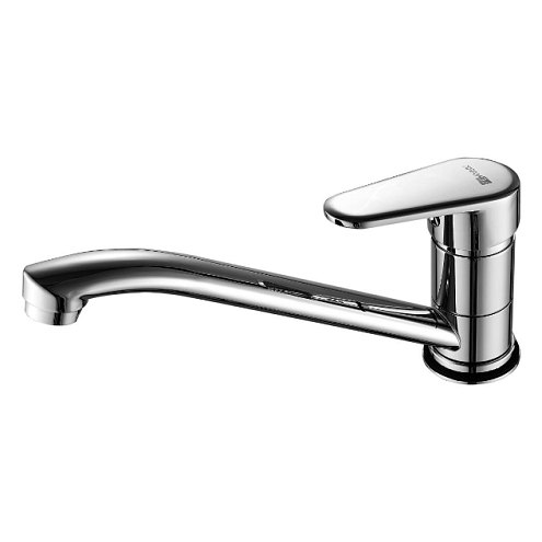 LM0304C "Поинт" Смеситель для кухни с поворотным изливом, хром: фотография 1