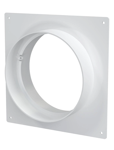 Соединитель канала круглый 12,5SKNP фланец D125 с накладной пластиной ERA: фотография 1