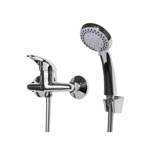 Смеситель для душа 40к F2003 FRAP с отв. (+шланг и лейка): фотография 1