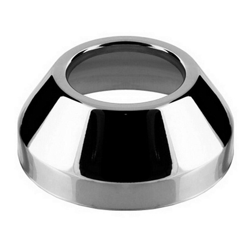 Отражатель RR 146 D=77мм d=40мм h=32мм латунь хром конусный: фотография 1