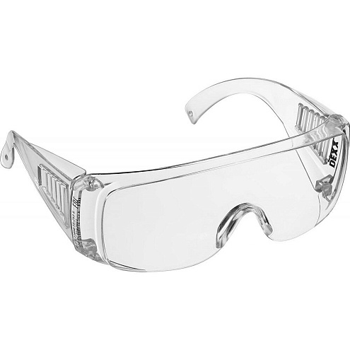 Очки открытого типа, поликарбонатная линза, прозрачные, Dexx: фотография 1