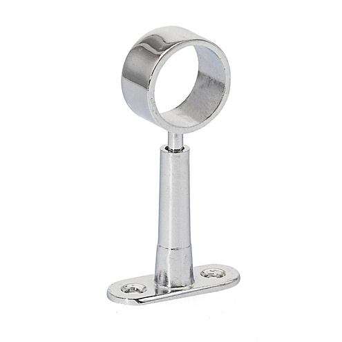 Крепление трубы к стене регулируемое проходное хром "Element": фотография 1