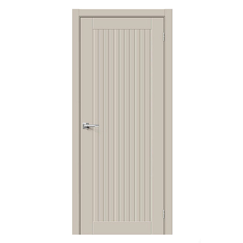 Дверь ПЭТ Браво-40 Cream Silk 2000х900: фотография 1