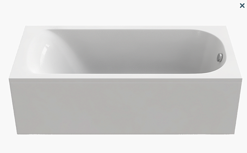 Ванна BAS "Нирвана-PRO" 170х70 на каркасе: фотография 1