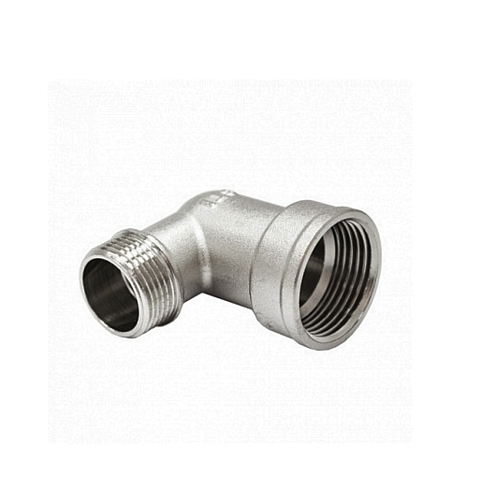 Уголок переходной 3/4"х1/2" ВН никелированный STI: фотография 1