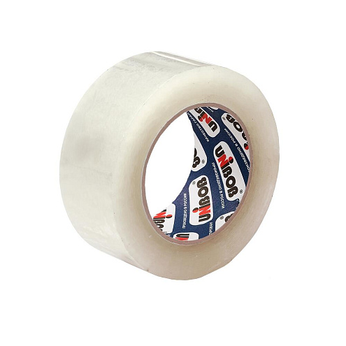 Клейкая лента упаковочная 48мм х 132м, 43мкм Unibob 500 : фотография 1