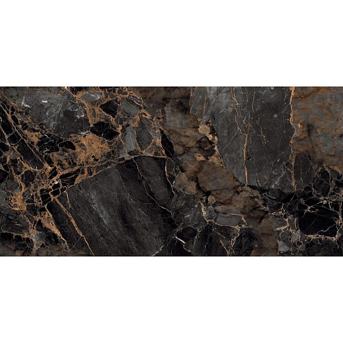 Керамогранит 60х120 Decorum черный суперполировка GT1206011705HPR  : фотография 1