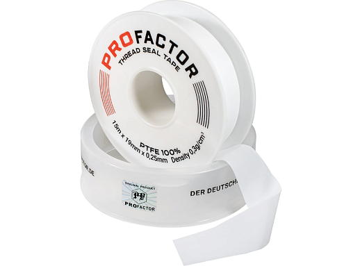 Лента фум ProFactor для воды 19ммх0,25ммх15м: фотография 1