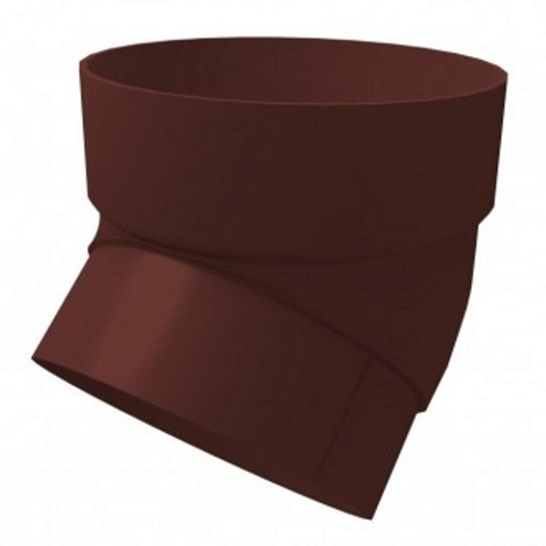 Колено трубы 45° ПВХ, шоколадное (RAL 8017), Grand Line: фотография 1