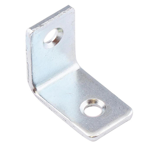 Уголки мебельные оцинкованные 25х25х17х2мм с шурупом, 4шт "Element": фотография 1