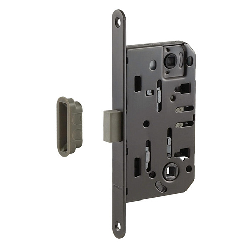 Замок магнитный М 13М-96мм под фиксатор с ответной планкой графит: фотография 1