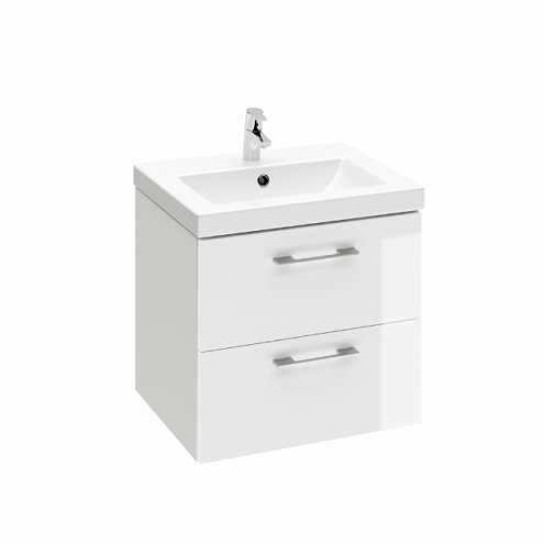Тумба под раковину подвесная LARA 50 для COMO 50 белый: фотография 1