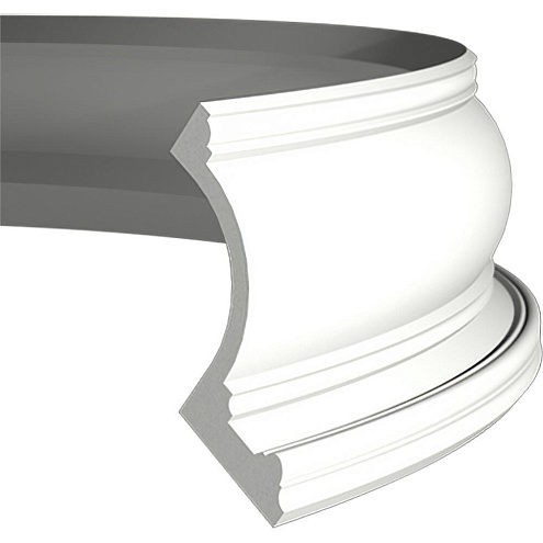 Карниз 1.50.209flex для скрытого освещения размеры 152х117х2000 мм: фотография 1