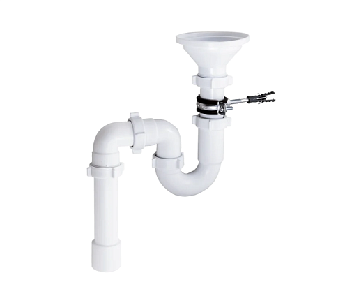 Сифон прямоточный 1 1/2"х40 с разрывом потока струи, с круглой приемной воронкой D113 ОРИО RS-41078 : фотография 1