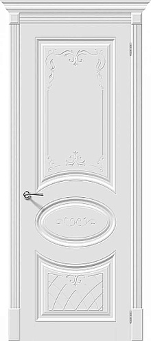 Дверь эмаль Скинни-20 Аrt Whitey  2000х600: фотография 1