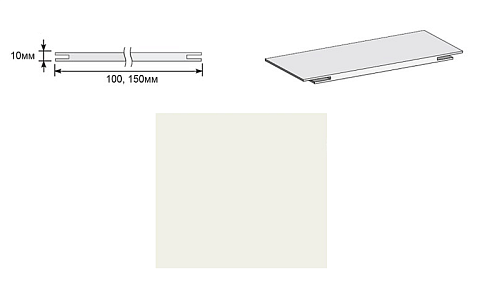 Добор "Т" К Whitey МДФ 2070х150х10: фотография 1