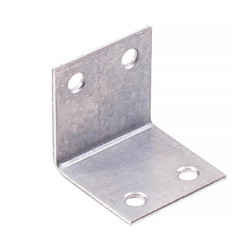 Уголки мебельные оцинкованные 30х30х30 мм с шурупом, 4шт "Element": фотография 1