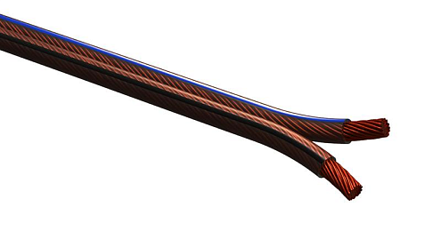 Кабель акустический 2х1,5мм² прозрачный 100м (м) ЭРА Б0048274: фотография 1