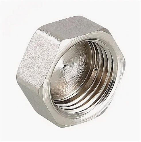 Заглушка 1/2" ВР никелированная STI: фотография 1