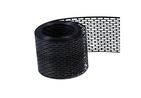 Вентиляционная лента Технониколь ПВХ черный, 0,1х5м: фотография 1