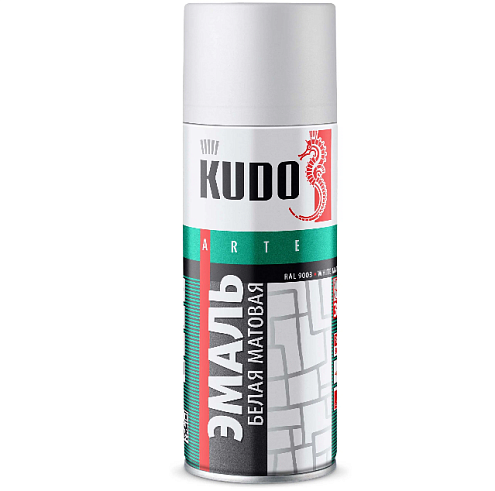 Эмаль универсальная «3P» TECHNOLOGY, белый матовый : фотография 1