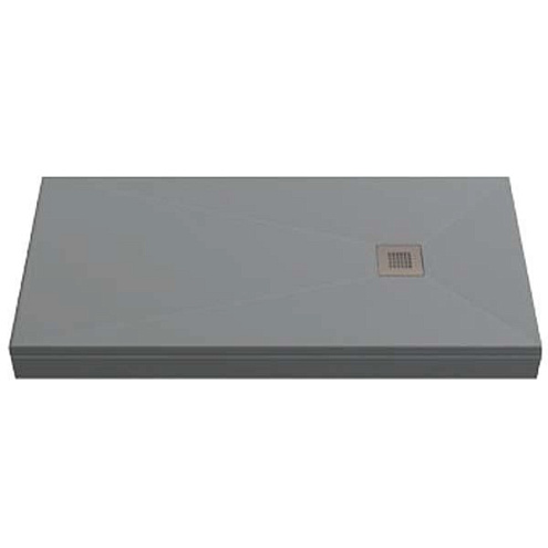 Поддон литьевой Essentia Графит 1400х900: фотография 1